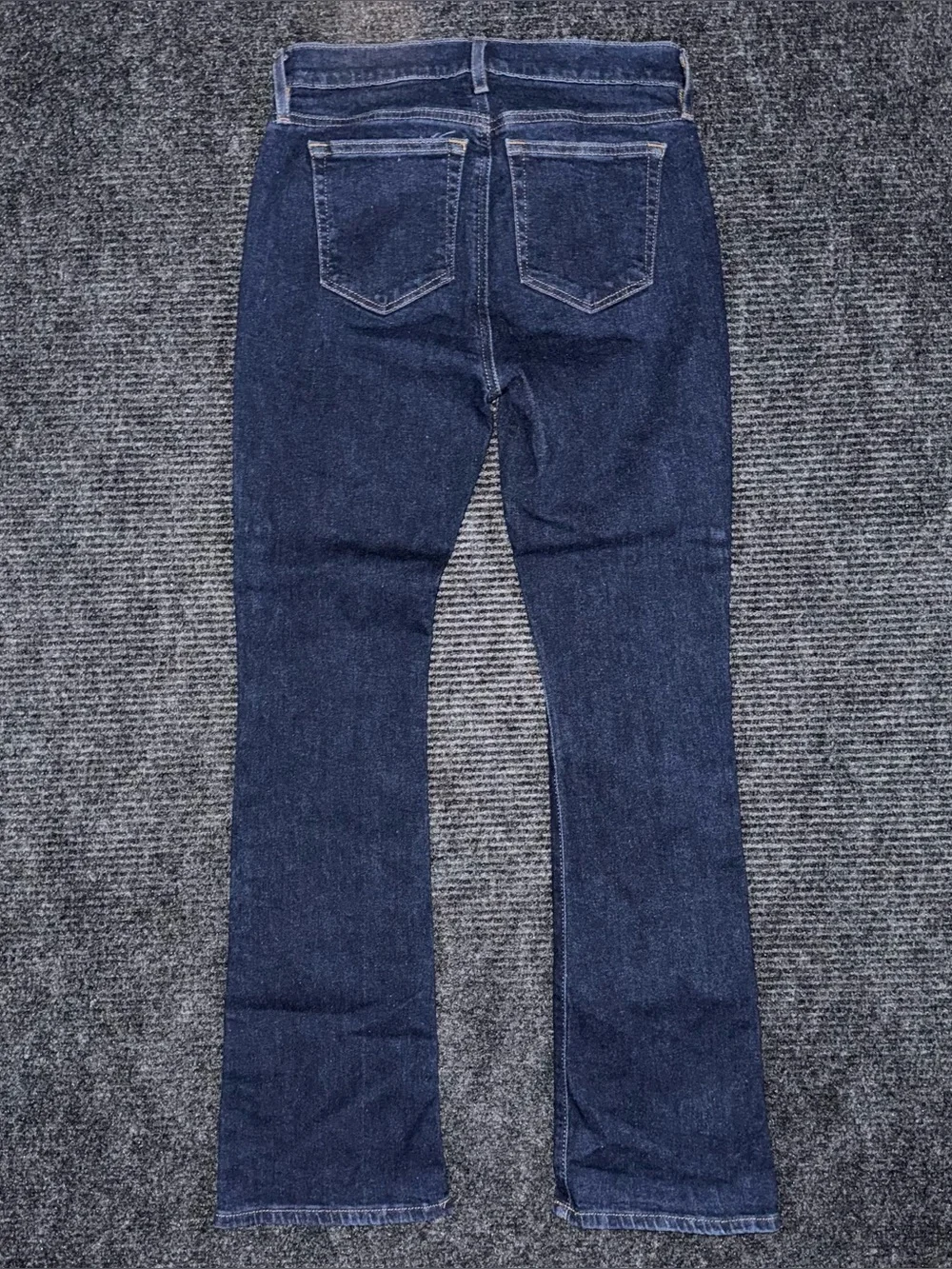LOFT Women’s The Boot Dark Wash Bootcut Jeans Sz 26 / 2 Petite Cowgirl Americana - Picture 2 of 6